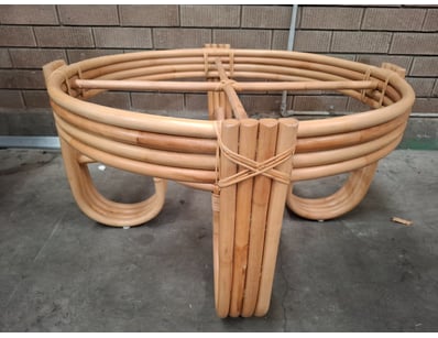 Coffee Table (Frame Only, no top), Timber, Brown F...