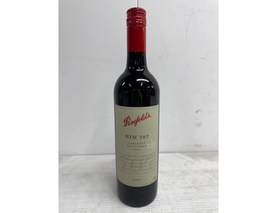 Wine, Penfolds BIN 707, Cabernet Sauvignon 2008, B...