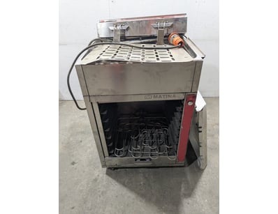Matina commercial deep fryer, model B2.0E, stainle...