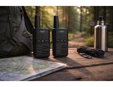 1 X Pair Handheld Walkie Talkie Radio’S 3+ Km Rang...