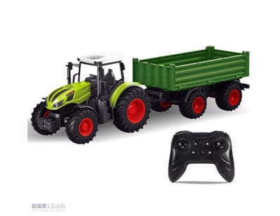 RC Farm Tractor and Trailor Tipping Dump Trailer 1...