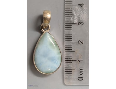 STERLING SILVER PENDANT WITH LARIMAR GEMSTONE

Ste...