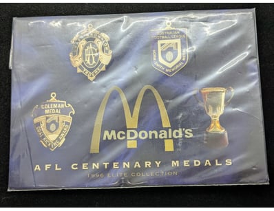 MCDONALD'S AFL CENTENARY MEDALS 1996 ELITE COLLECT...