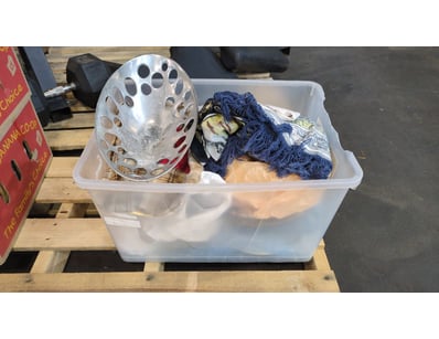 Assorted Items Including Tea Towels, Silverware, A...