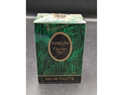 VINTAGE CHRISTIAN DIOR POISON EAU DE TOILETTE 50ML...