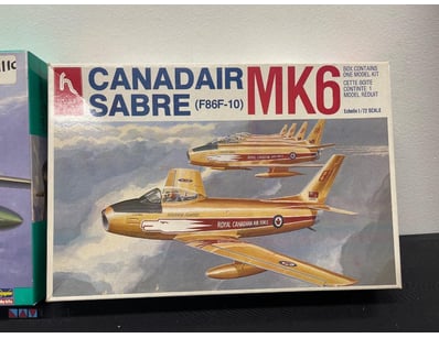 VINTAGE MODEL AIRCRAFT KIT COLLECTION - CANADAIR S...