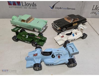 JIM BEAM CAR-THEMED CERAMIC DECANTERS

655202+62
...