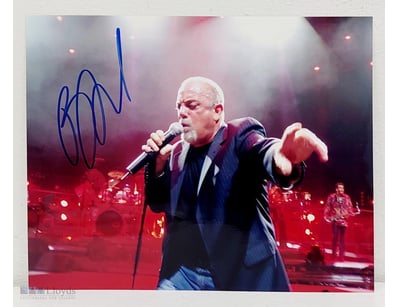 BILLY JOEL HAND SIGNED MUSICAL PHOTOGRAPH - APPROX...