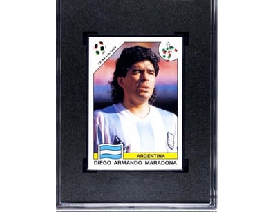 VALUED @ $349. DIEGO ARMANDO MARADONA ITALIA 90 #2...