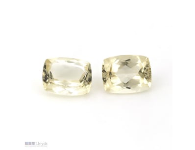 4.01CT TSW X 2, NATURAL BERYL HELIODOR     

Recta...