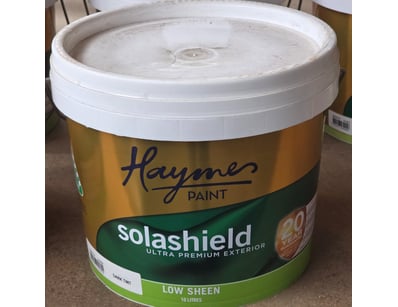 Haymes paint, solashield, ultra premium exterior, ...