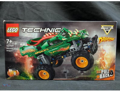 LEGO TECHNIC MONSTER JAM DRAGON 42149 PULL BACK VE...