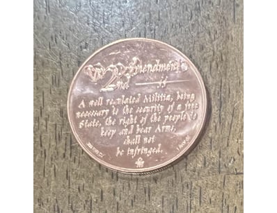 1-OUNCE COPPER ROUND COIN UNC  



294196+2