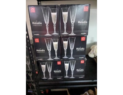 Bulk lot of RCR Melodia champagne flute sets by It...