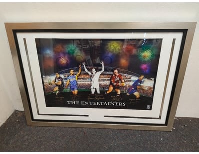 "THE ENTERTAINERS" SIGNED RUGBY LEAGUE MEMORABILIA...