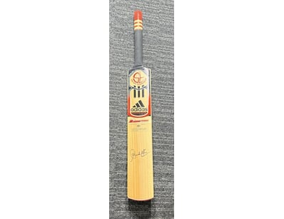 SIGNED SACHIN TENDULKAR CRICKET BAT SIGNATURE IN B...