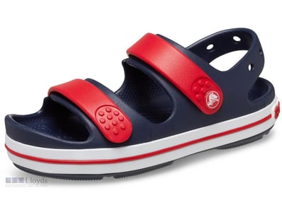 Crocs Kids Crocband Cruiser Sandal (C8) - Navy/Var...
