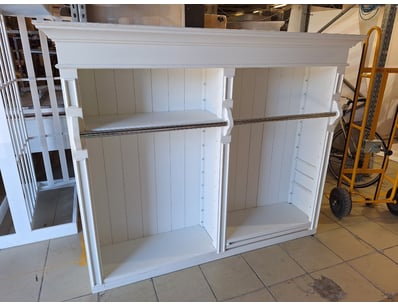 Wardrobe, Timber Style, White Finish

Dimensions...