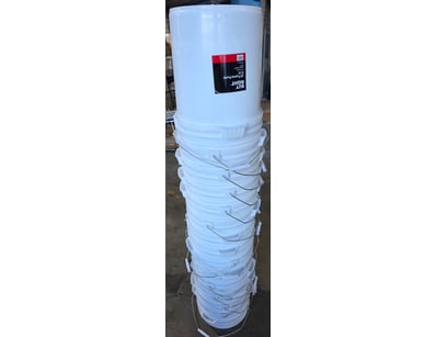 All purpose 30 litre buckets, white, no lid. 

Q...