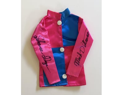 SHANE DYE & MICK DITTMAN SIGNED VEANDERCROSS SILKS...