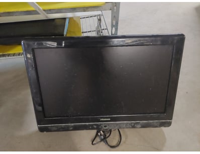 Hisense flat-screen television, approximately 24-2...