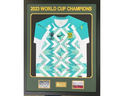 2023 SOUTH AFRICAN SPRINGBOKS PERSONALLY SIGNED JE...