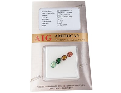 4.15CT AIG CERTIFIED NATURAL SAPPHIRE TCW

Reports...