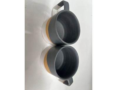 Assorted speckled stoneware small plates 
Assorted...