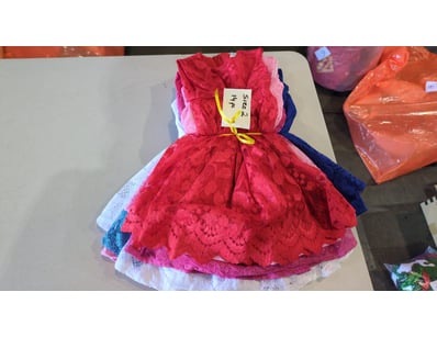 Hand Made Girls Dress with Lace - Size 2, Qty 14
...