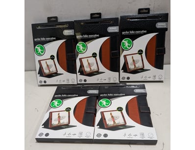 Lot of 5 Gecko Folio Executive iPad Air cases in b...