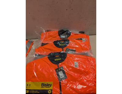 Bisley Safetywear Hi Vis Bomber Jackets (Model BJ6...