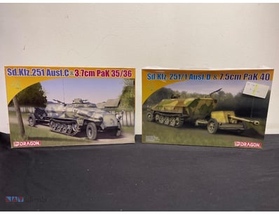 DRAGON 1/72 SCALE WWII GERMAN MILITARY VEHICLE MOD...