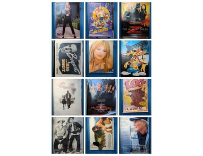 COLLECTION OF HOLLYWOOD POSTERS, INCLUDING JETSONS...