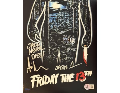 ARI LEHMAN SIGNED FRIDAY THE 13TH PHOTO 

Ari Lehm...