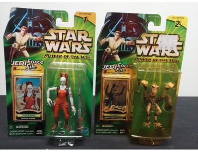 STAR WARS POWER OF THE JEDI ACTION FIGURE COLLECTI...