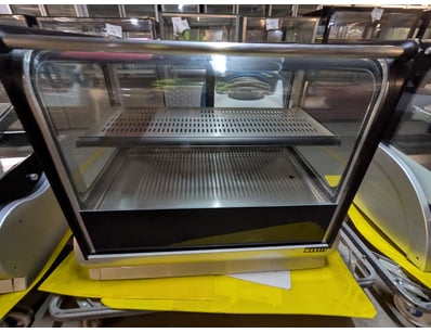 Anvil brand curved glass display showcase, model A...