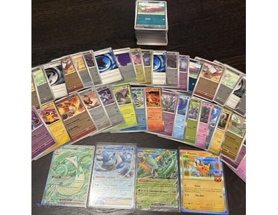 ASSORTED BULK POKEMON CARDS INCLUDING HOLOS, EX, R...