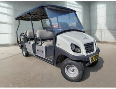 <b>2020 Club Car Transporter - White - 6 Seat Elec...