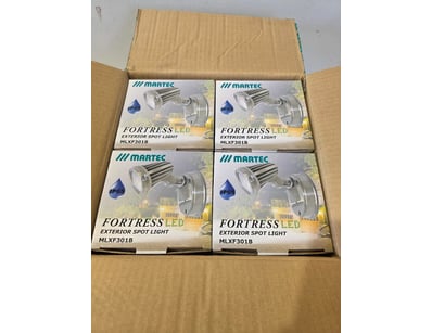 RRP $639.60 BULK LOT - x8 Martec Fortress LED exte...