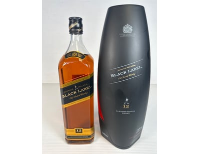 WHISKY, 2008 JOHNNIE WALKER, BLACK LABEL, AGED 12 ...