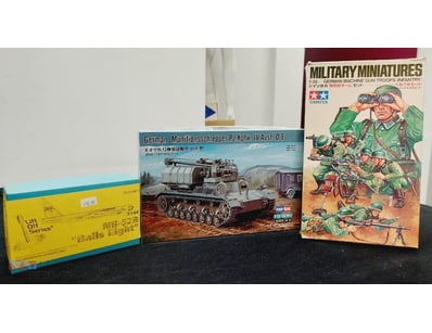VINTAGE TAMIYA MILITARY MINIATURES MODEL KIT COLLE...