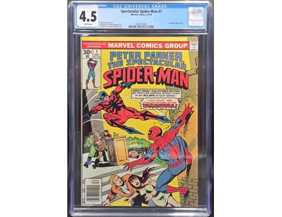 CGC GRADED SPECTACULAR SPIDER-MAN #1 (MARVEL COMIC...
