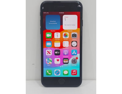 iPhone SE (2nd Generation) in black, Model MMXF3X/...