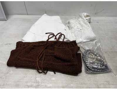 Clothing, assorted clothing including, Outcast top...