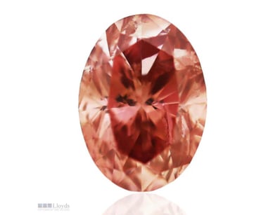 0.423CT AUSTRALIAN PINK OVAL DIAMOND OF ARGYLE ORI...