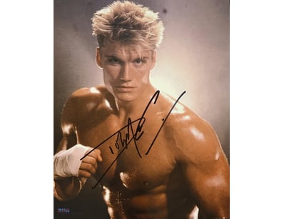 ROCKY 4' DOLPH LUNDGREN SIGNED PHOTO

Dolph Lundgr...