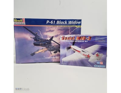 VINTAGE AIRCRAFT MODEL KIT COLLECTION - REVELL P-6...
