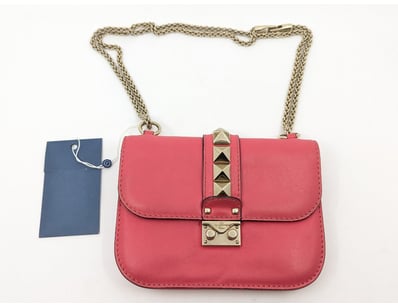 VINTAGE VALENTINO GARAVANI ROCKSTUD SHOULDER BAG I...
