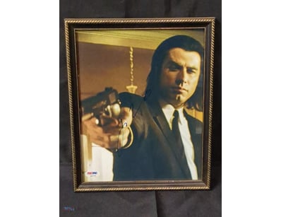 AUTOGRAPHED PHOTOGRAPH OF JOHN TRAVOLTA.

Item Siz...