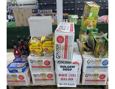 Assorted Grocery Items - Includes Chicken Noodle S...
